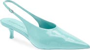 Jeffrey Campbell Adriatica Slingback Pointed Toe Kitten Heel Pump