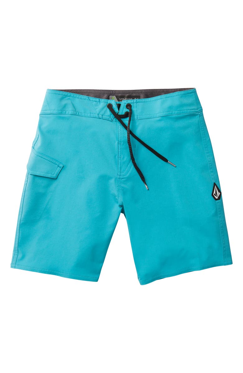 Volcom Kids' Lido Solid Swim Trunks, Main, color,