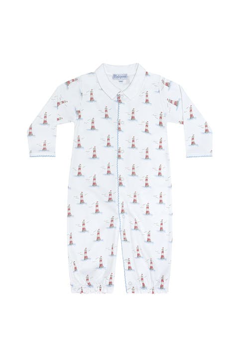 Lighthouse Print Converter Gown - Baby