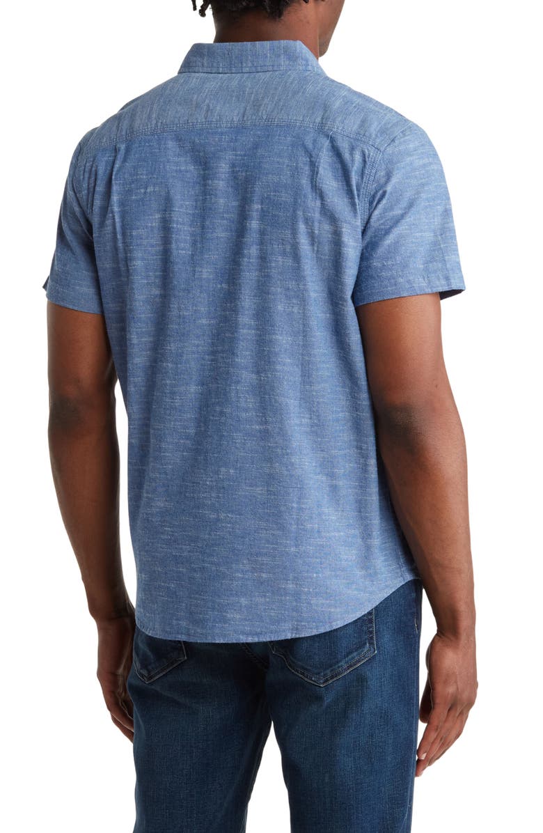 Lucky Brand Mason Workwear Shirt, Alternate, color, Chambray Blue