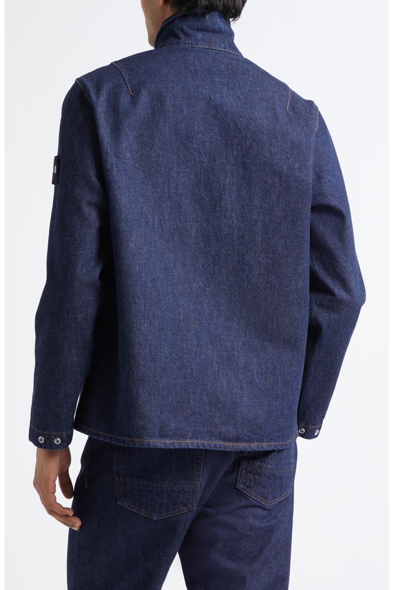 Denim Zip Jacket, Alternate, color, BLUE RINSE