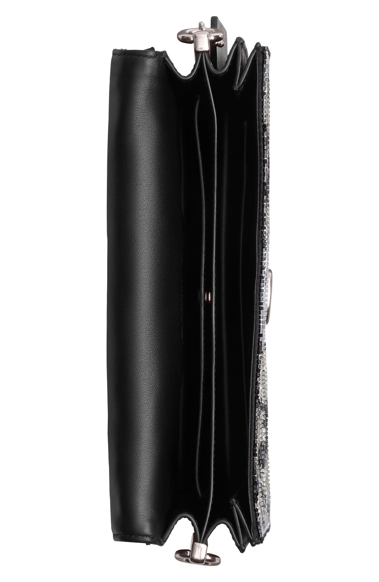 COACH Tabby 26 Snake Beaded Shoulder Bag, Alternate, color, Black