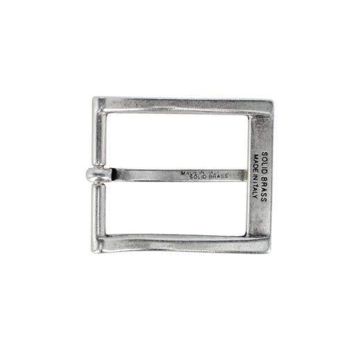 Trafalgar 35mm Solid Brass Italian Classic Arched Rectangular Harness Belt Buckle