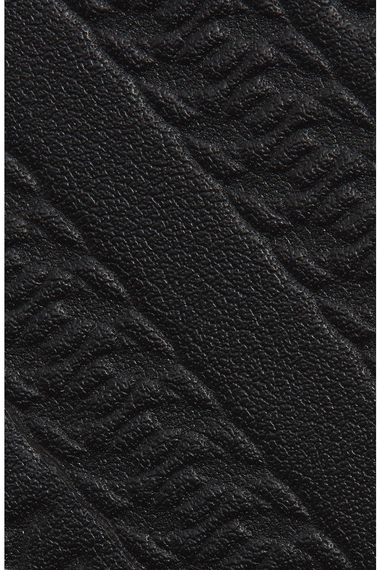 GV3 Logo Embossed Leather Belt, Alternate, color, BLACK/ GOLD