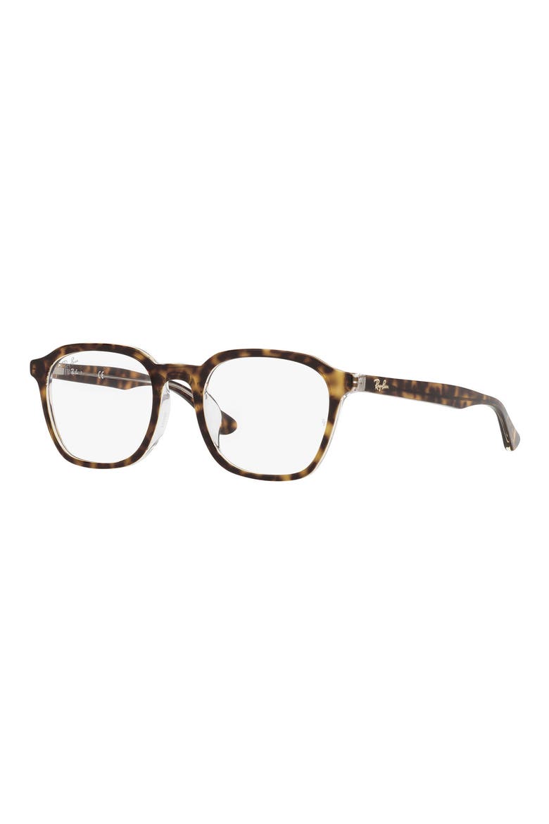 52mm Square Optical Glasses, Alternate, color, BROWN