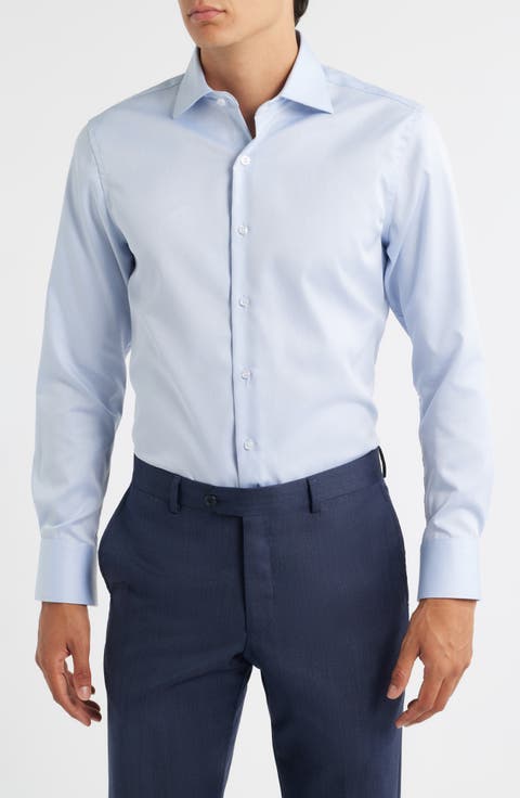 Solid Twill Dress Shirt
