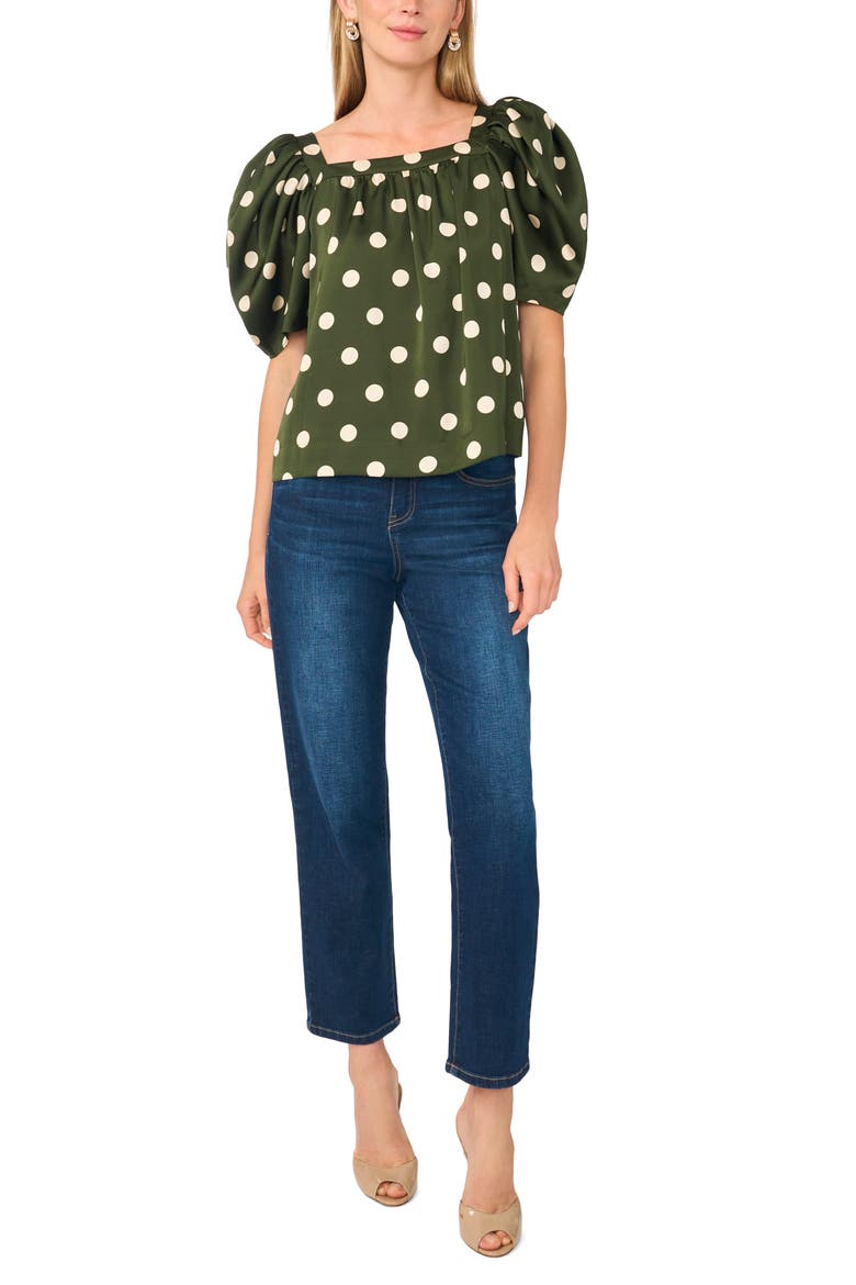 Petal Sleeve Top, Alternate, color, MIDNIGHT SAGE