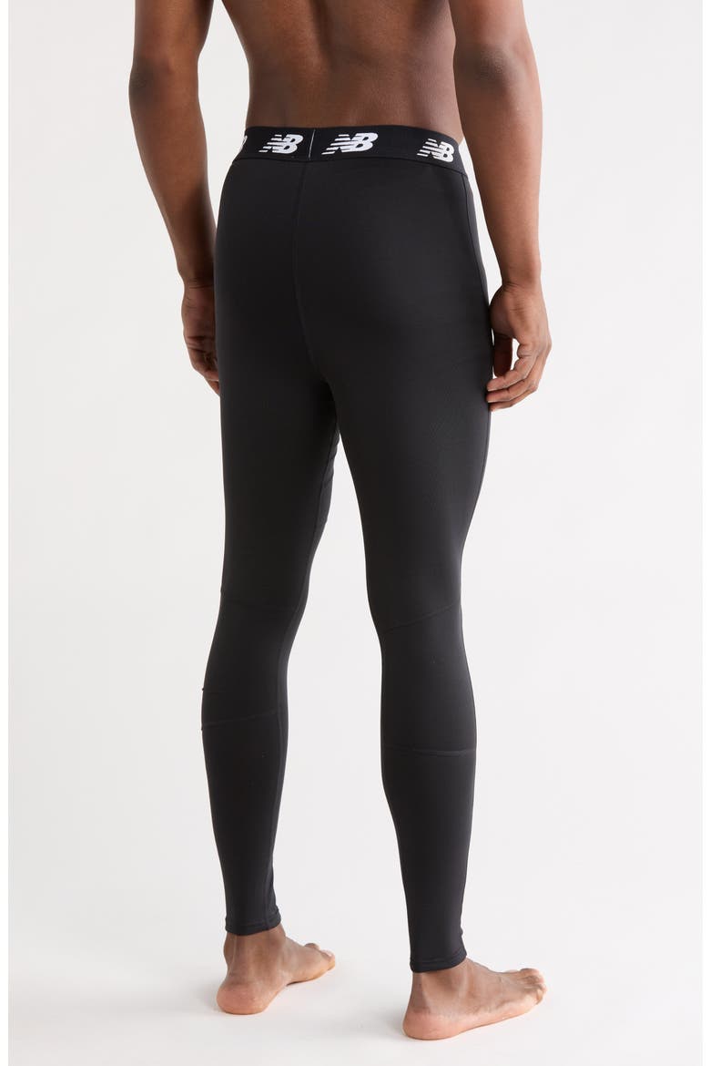 Cold Compression Tights, Alternate, color, BLACK