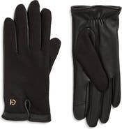 Cole Haan Wool Blend & Leather Gloves
