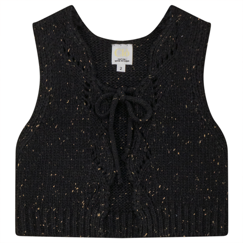 Knit Vest with Turbular Knit String (Toddler, Little Kid & Big Kid)