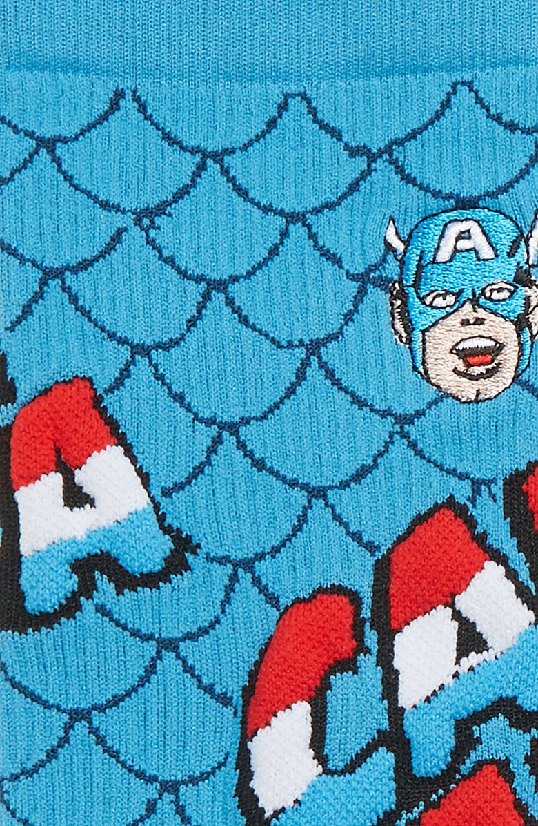 Stance Captain America Socks, Alternate, color, 