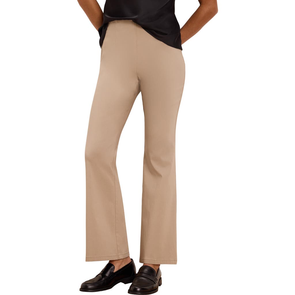 Nic + Zoe Nic+zoe Berkeley Bootcut Stretch Pants In Neutral
