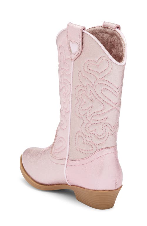 Harper Canyon Kids' Camryn Western Boot In Pink