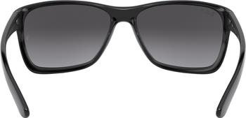 61mm Polarized Gradient Sunglasses