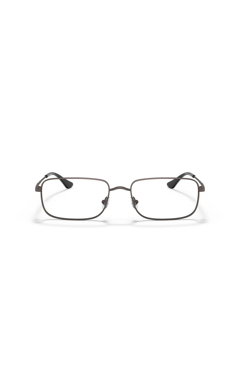 Brooks Brothers 57mm Rectangle optical glasses, Alternate, color, Grey