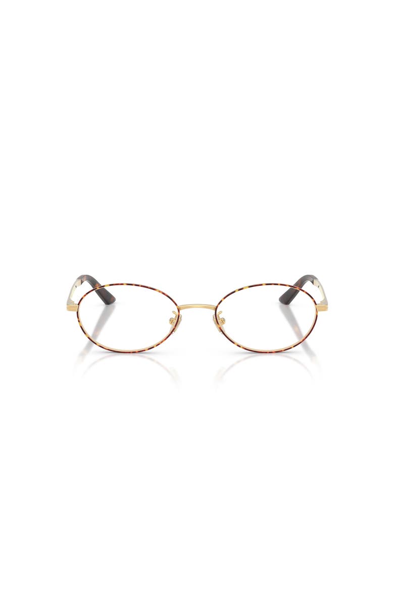 53mm Oval optical glasses, Alternate, color, Gold