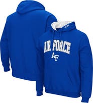 COLOSSEUM Men's Colosseum Royal Air Force Falcons Arch & Logo 3.0 Pullover Hoodie