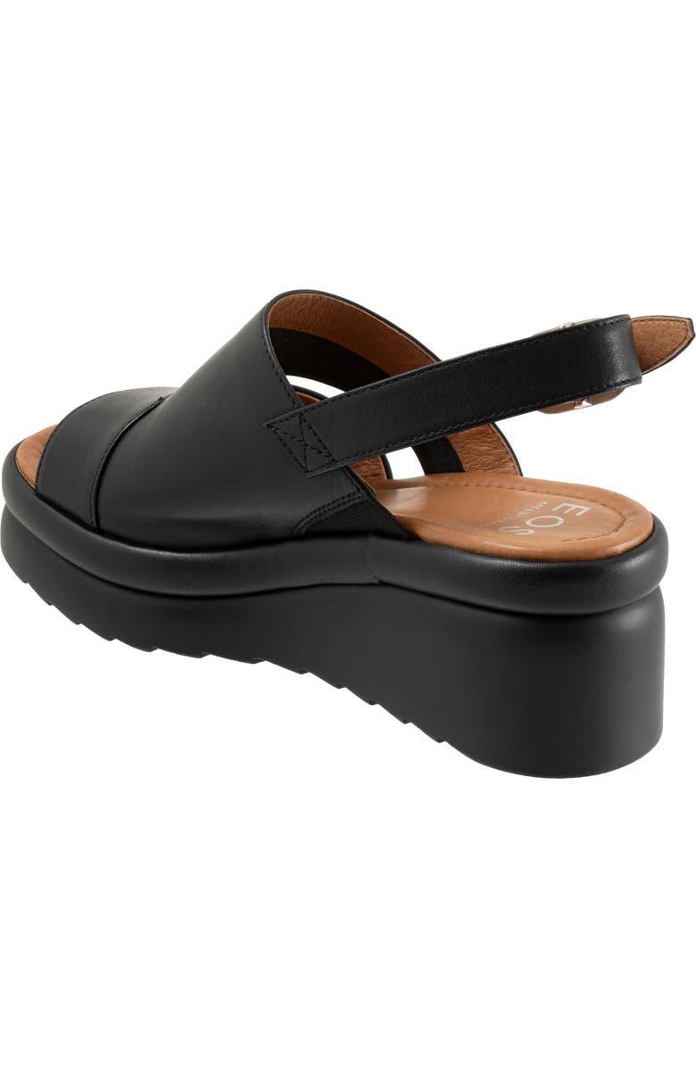 EOS FOOTWEAR Mentas Slingback Platform Wedge Sandal, Alternate, color,