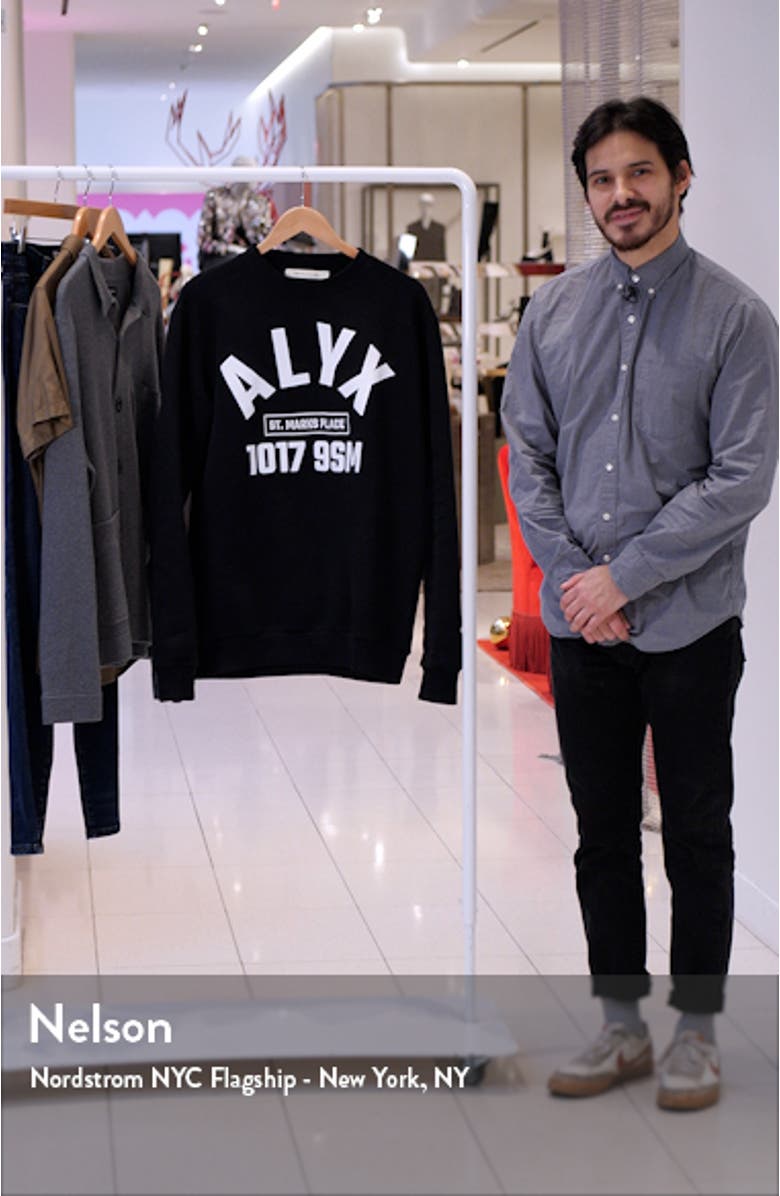 Arch Logo Graphic Sweatshirt, sales video thumbnail