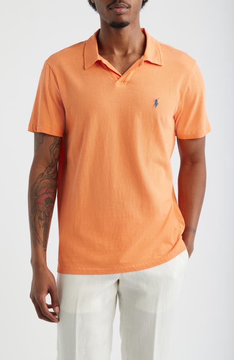 Standard Fit Cotton & Linen Polo