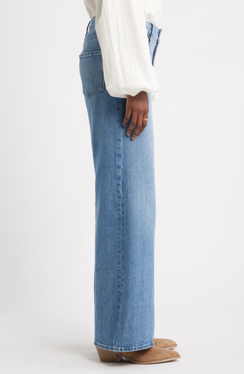 Treasure & Bond High Waist Denim Wide Leg Jeans, Alternate, color, Blue Wash