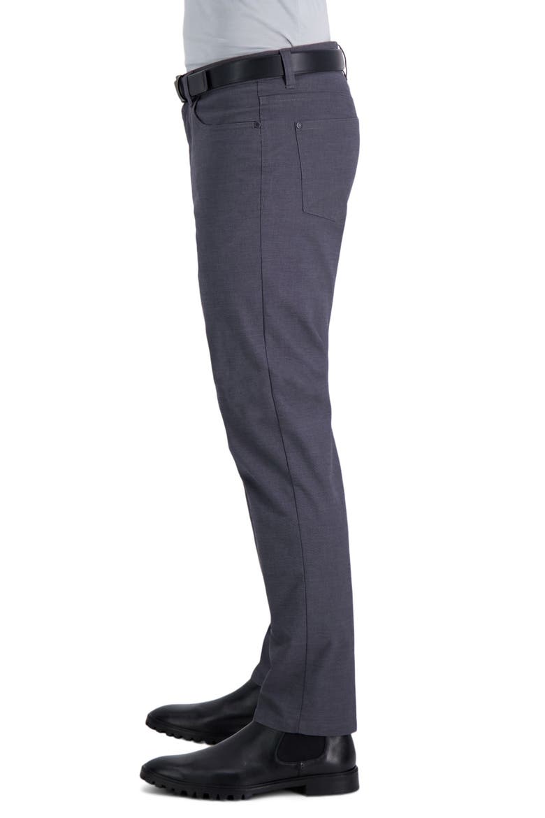 Technical Slim Fit Trousers, Alternate, color, DARK GREY