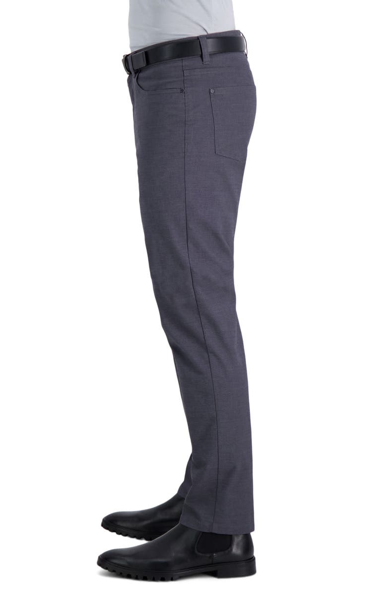 Kenneth Cole Technical Slim Fit Trousers, Alternate, color, Dark Grey