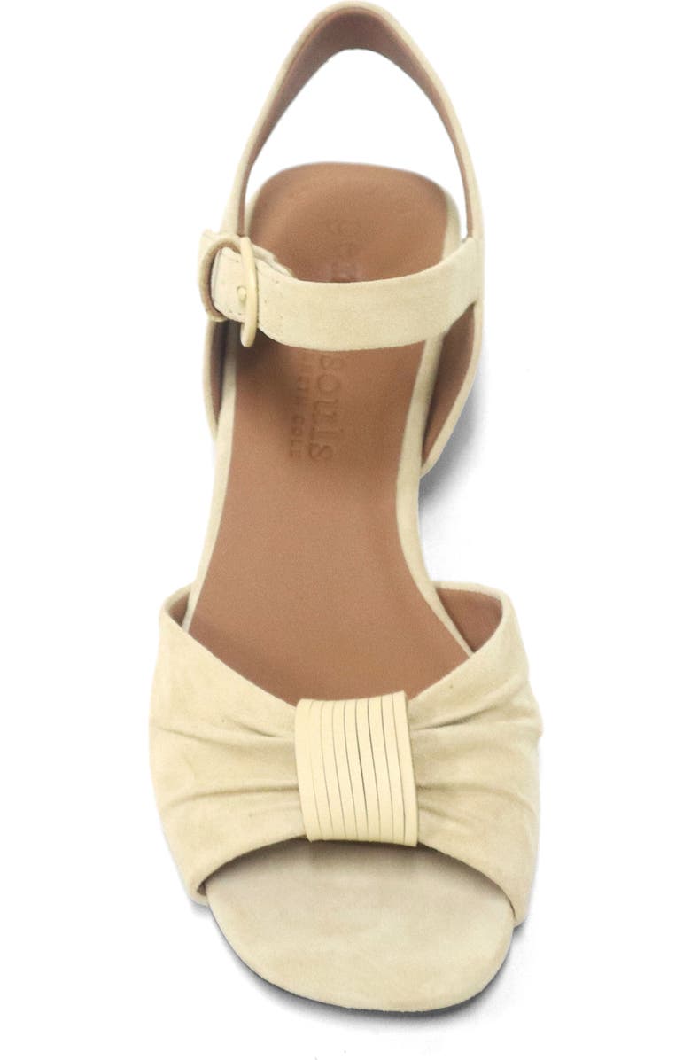 Gentle Souls Sorae Ankle Strap Sandal, Alternate, color, Soybean Suede
