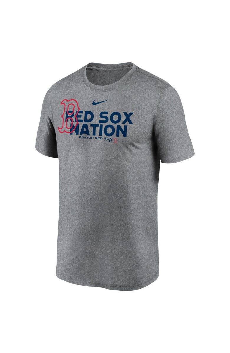 Nike Men's Nike Heathered Charcoal Boston Red Sox Local Rep Legend Performance T-Shirt, Alternate, color, Heather Charcoal