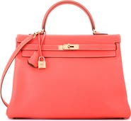 Pre-Owned Hermes Candy Kelly Handbag Epsom 35