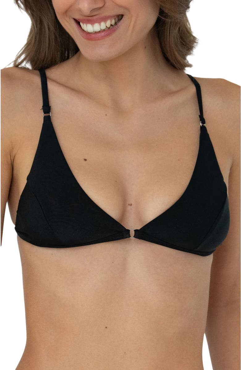 Bright Swimwear Freya Top, Main, color, Black