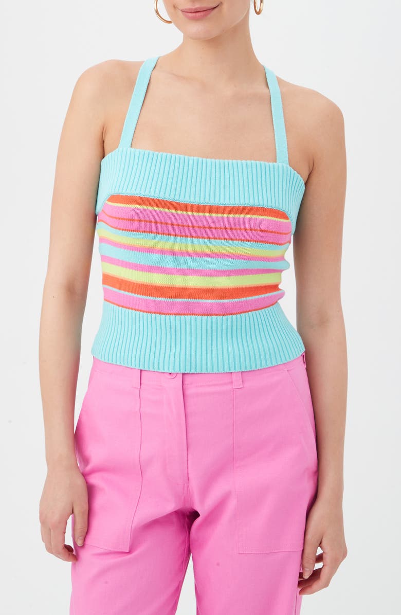 Trina Turk Marina Stripe Camisole, Main, color,