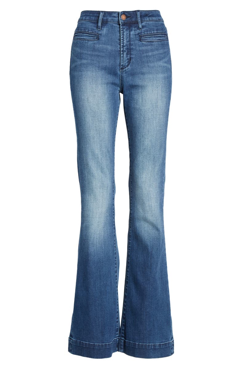 Leith High Waist Flare Jeans, Alternate, color, 