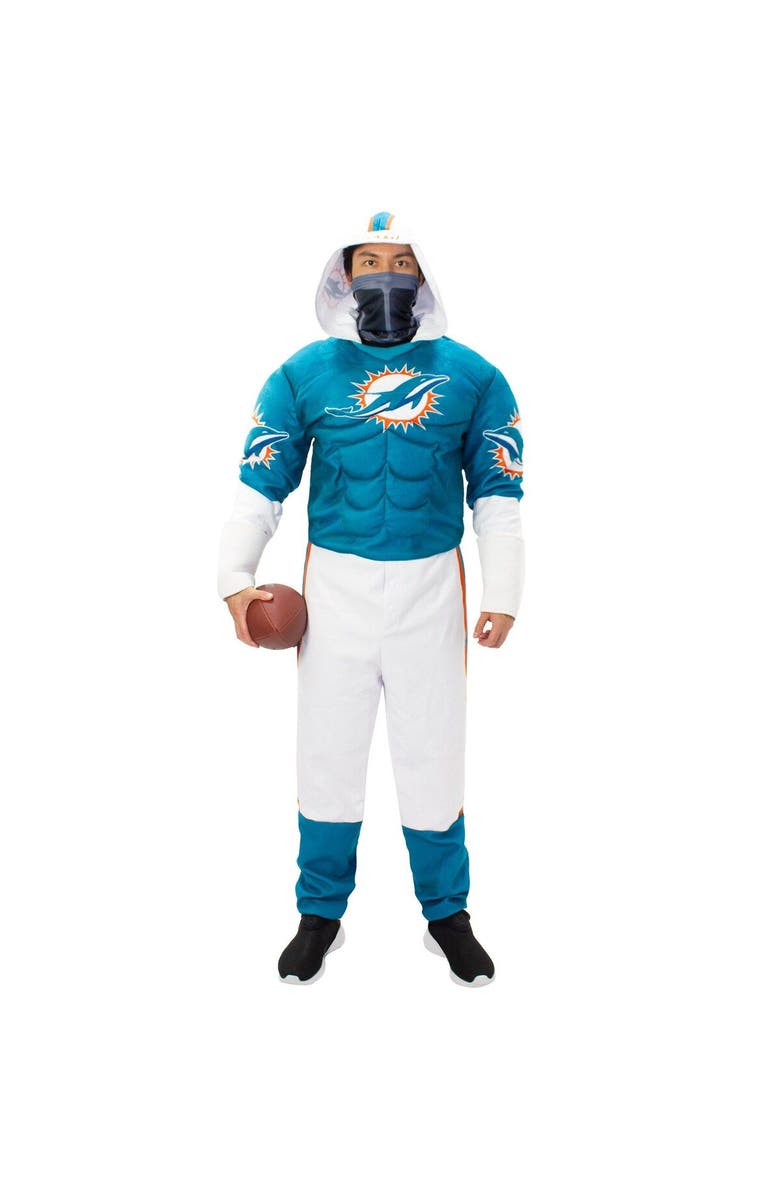 JERRY LEIGH Men's Aqua Miami Dolphins Game Day Costume, Main, color, Aqua