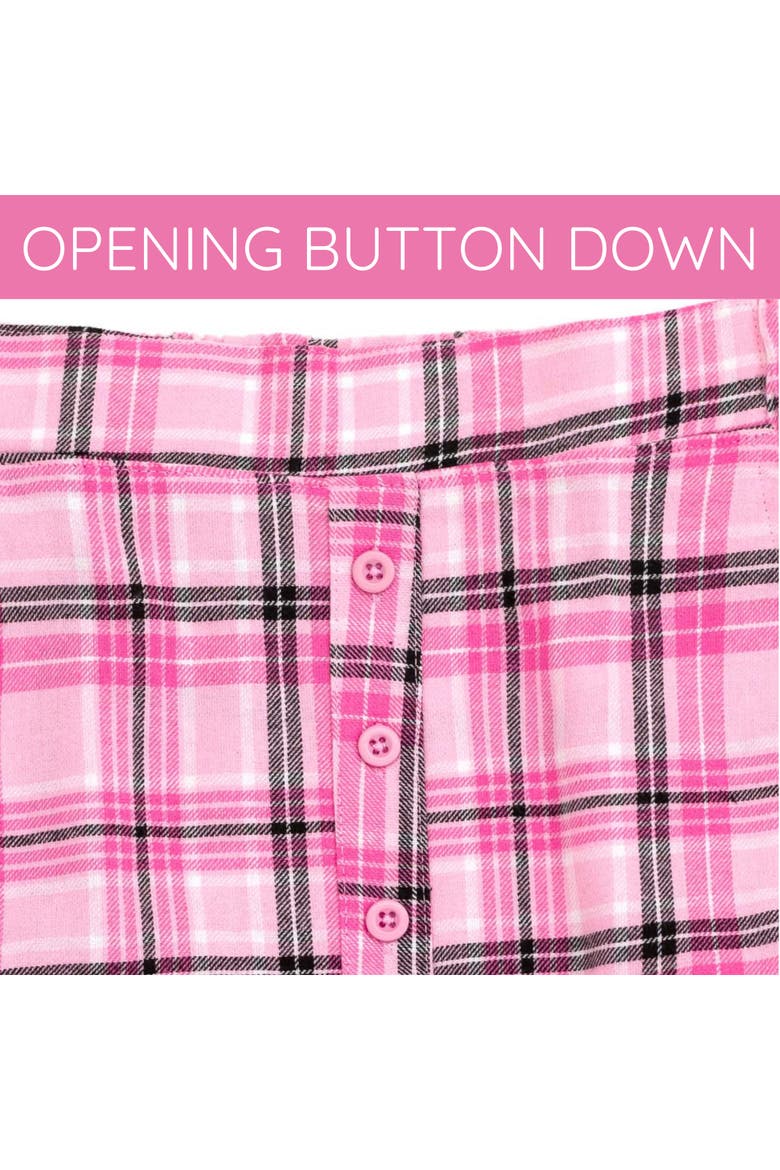 2-Piece Tee and Plaid Skirt Set, Alternate, color, Pink Plaid Hello Kitty