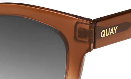 Quay After Hours 51mm Square Sunglasses In Coffee Doe/brown