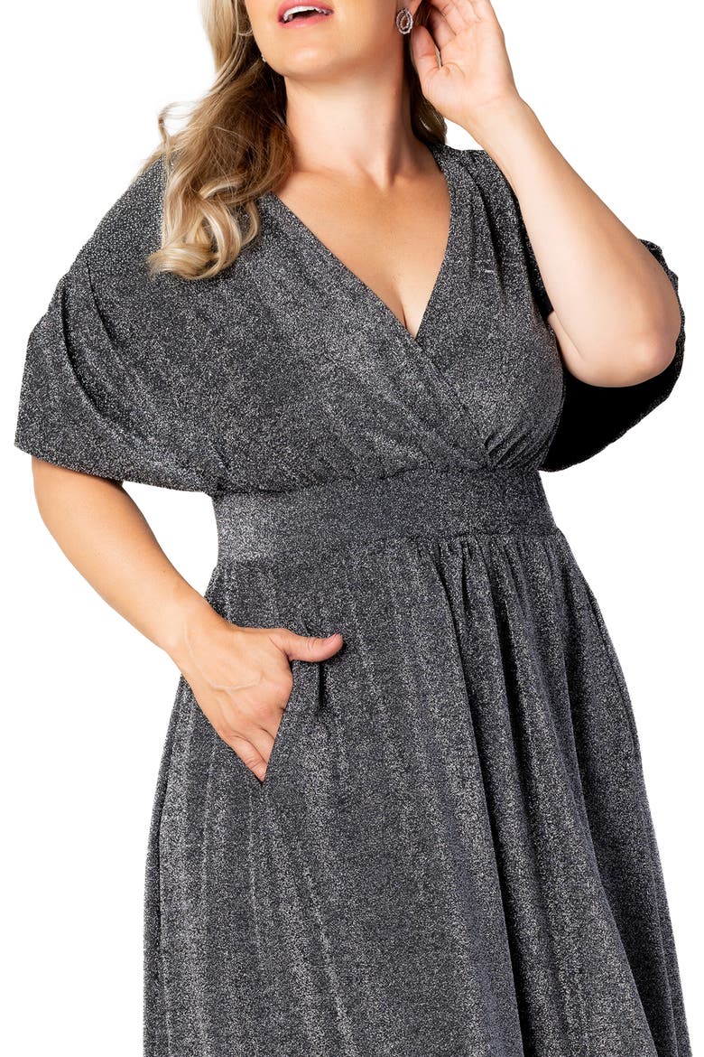 Geneva Metallic Gown, Alternate, color, STARLIGHT