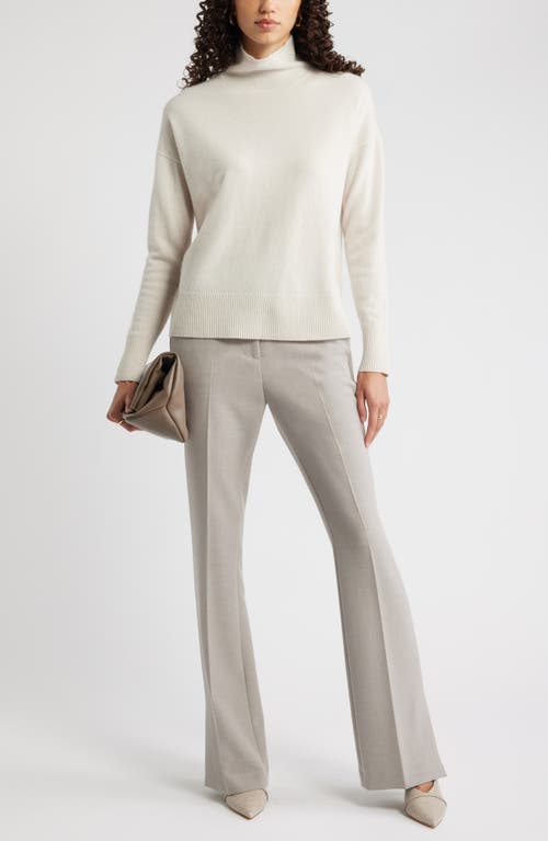 Nordstrom Oversize Cashmere Turtleneck Sweater In Neutral