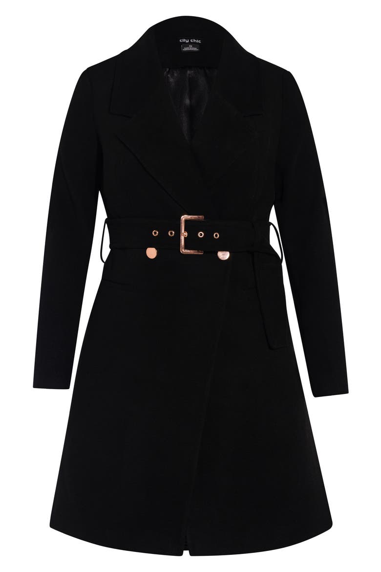 Regal Coat, Alternate, color, BLACK