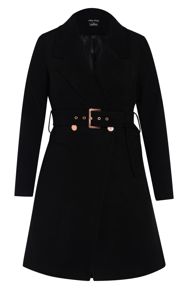 City Chic Regal Coat, Alternate, color,