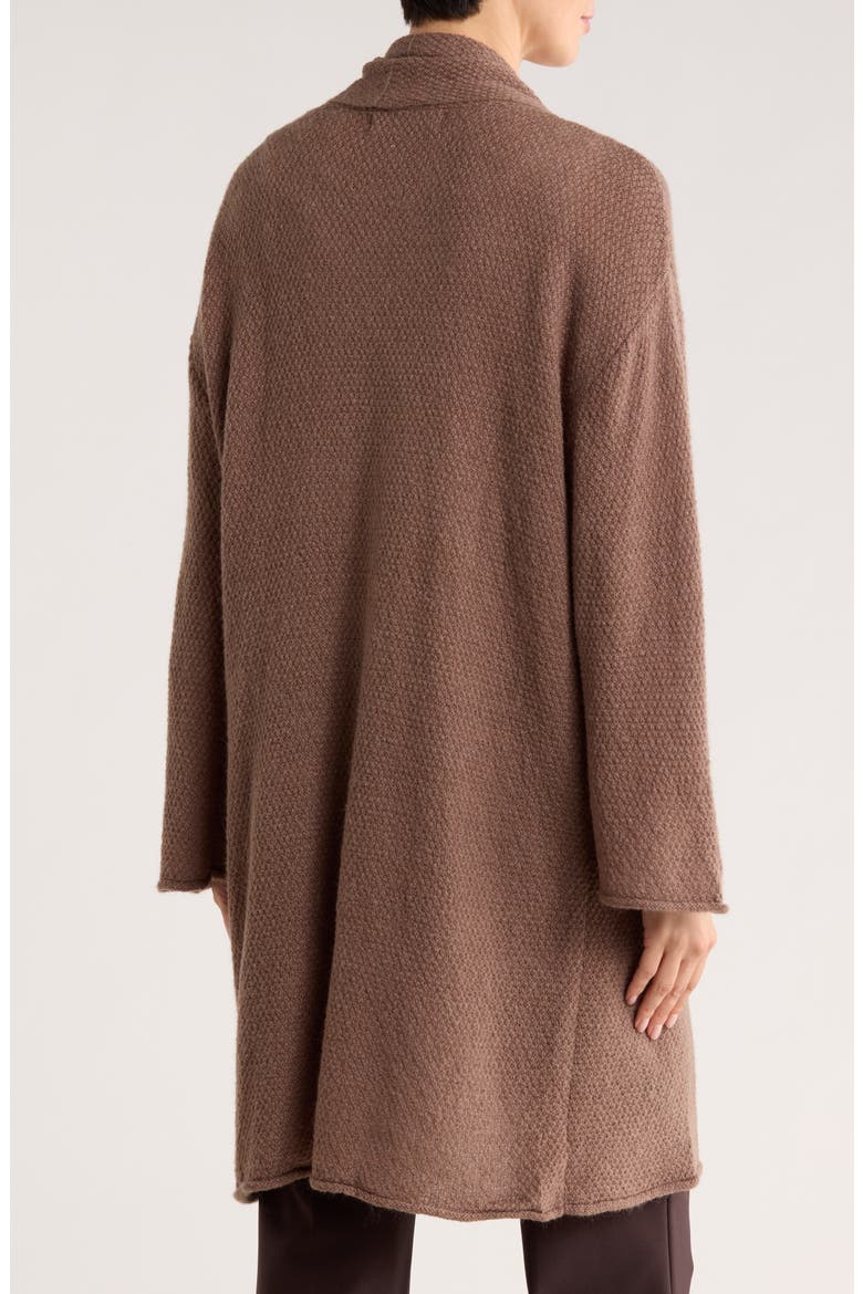 Open Front Sweater Cardigan, Alternate, color, MOCHA