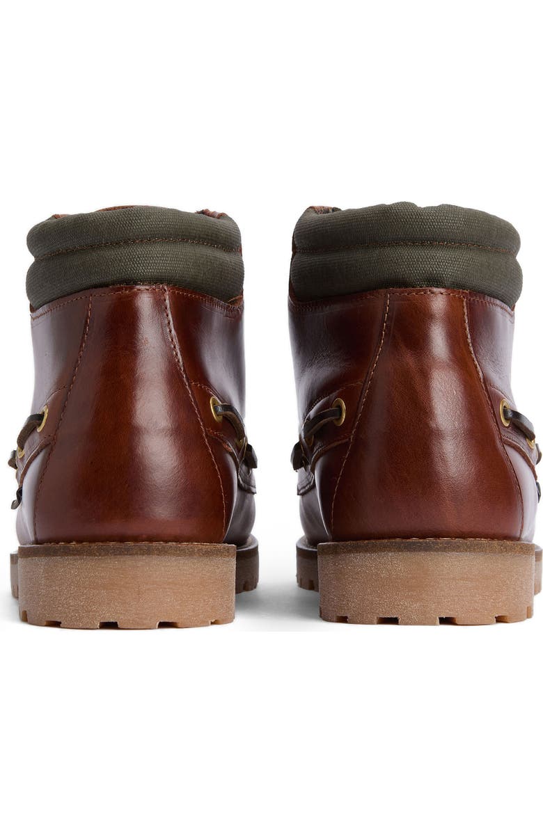 Barbour Tiller Moc Toe Boot, Alternate, color, Mahogany