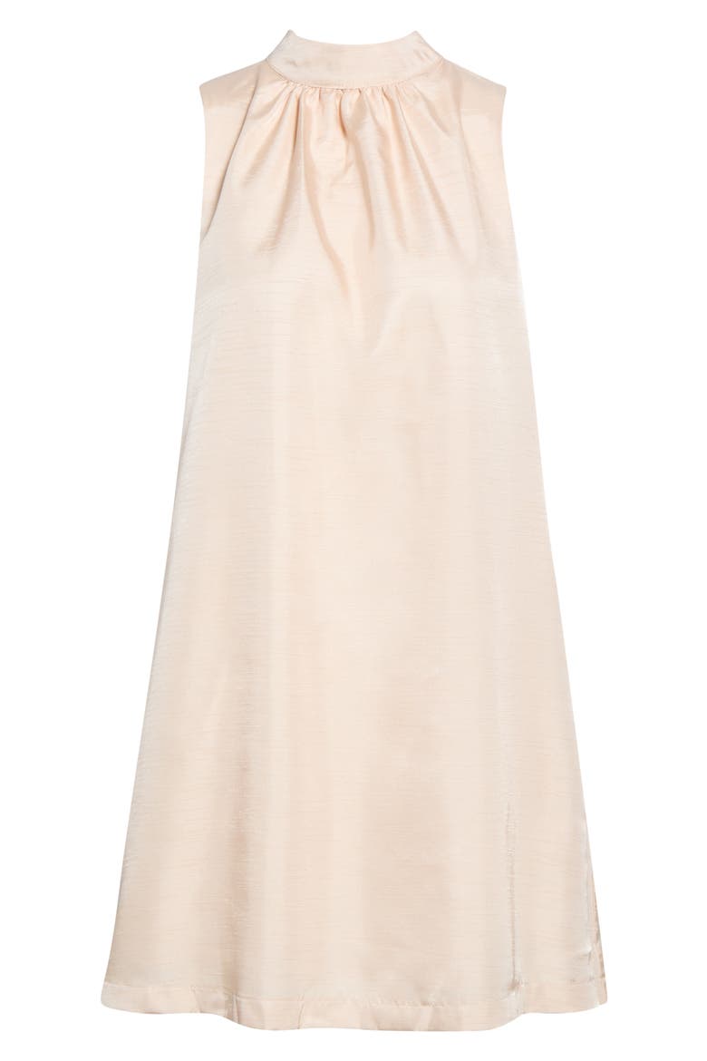 Keyla Sleeveless Trapeze Minidress, Alternate, color, IVORY