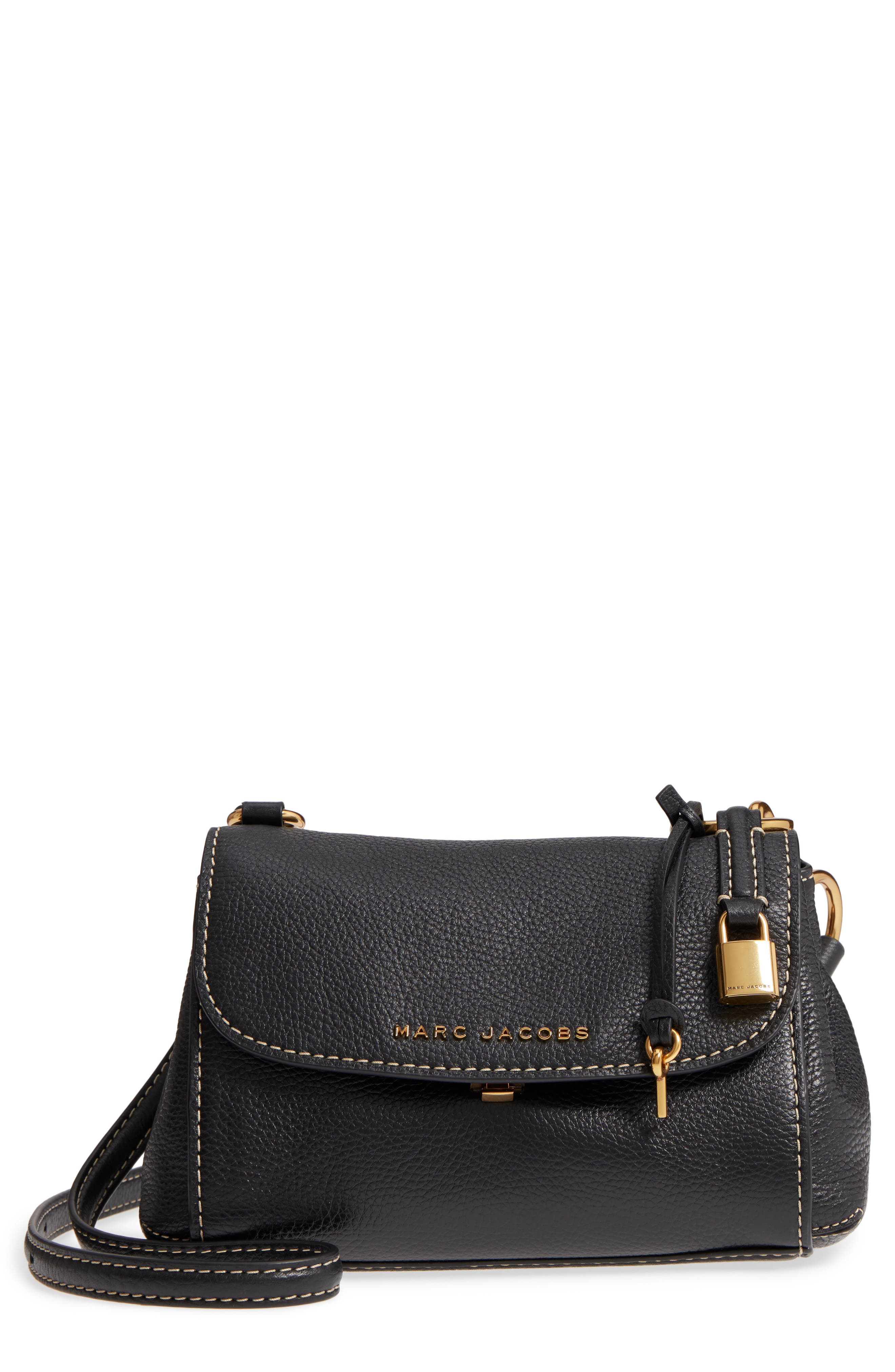 Marc Jacobs Mini The Boho Grind Leather Shoulder Bag, Main, color, 