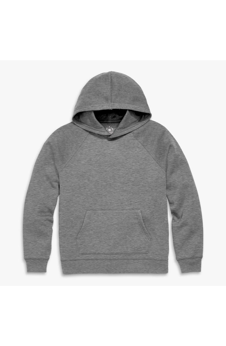 Primary Adult Cozy Fleece Pullover Hoodie, Main, color, Heather Black