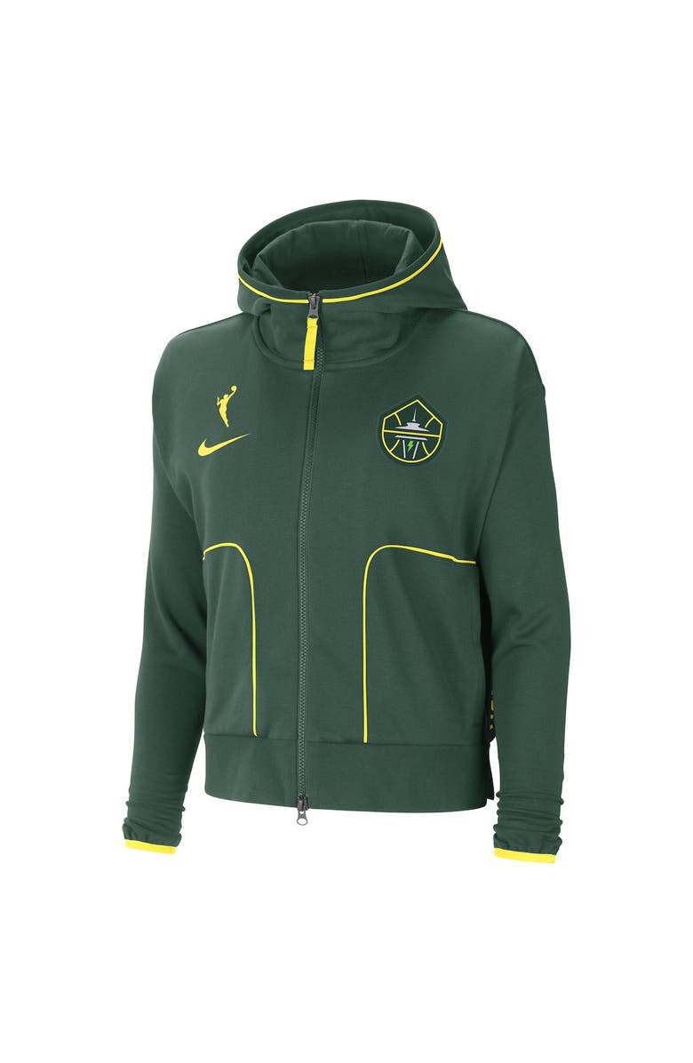 Nike Women's Nike Green Seattle Storm Full-Zip Knit Jacket, Alternate, color, 