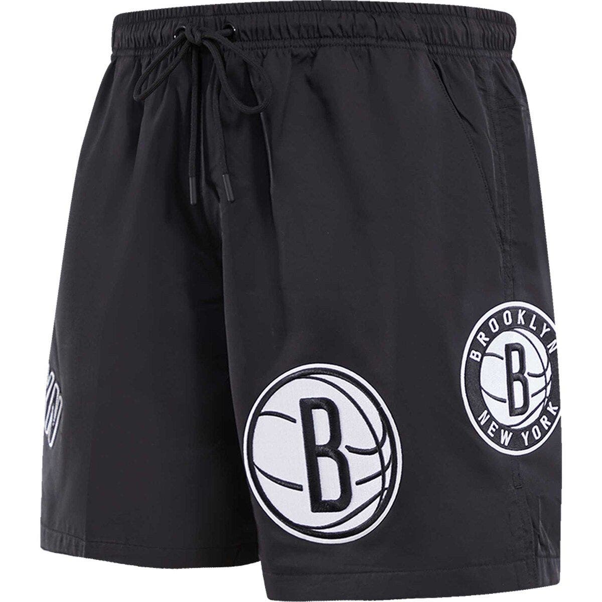 Men's Pro Standard Black Brooklyn Nets Classics Woven Shorts - image 2