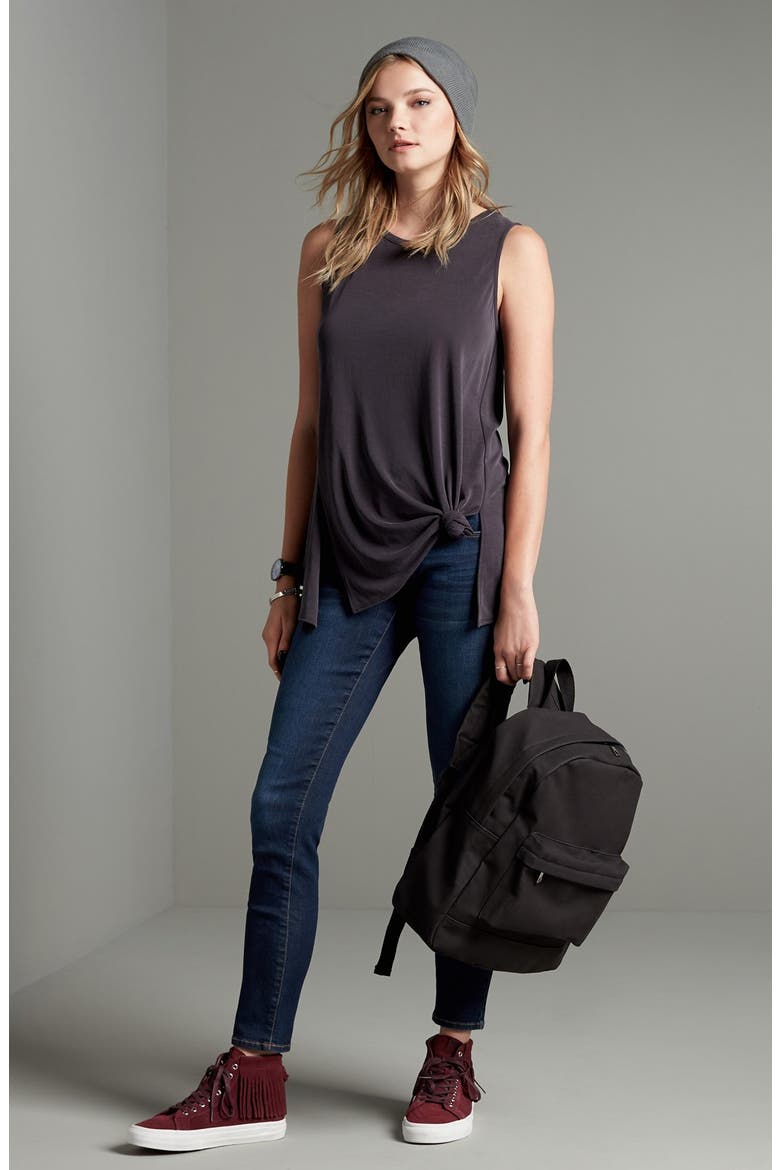 Mid Rise Skinny Jeans, Alternate, color, CLASSIC BLUE