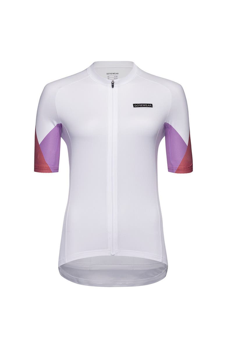 GOREWEAR Spirit Triangles Jersey - Women's, Main, color, White/Lab Red