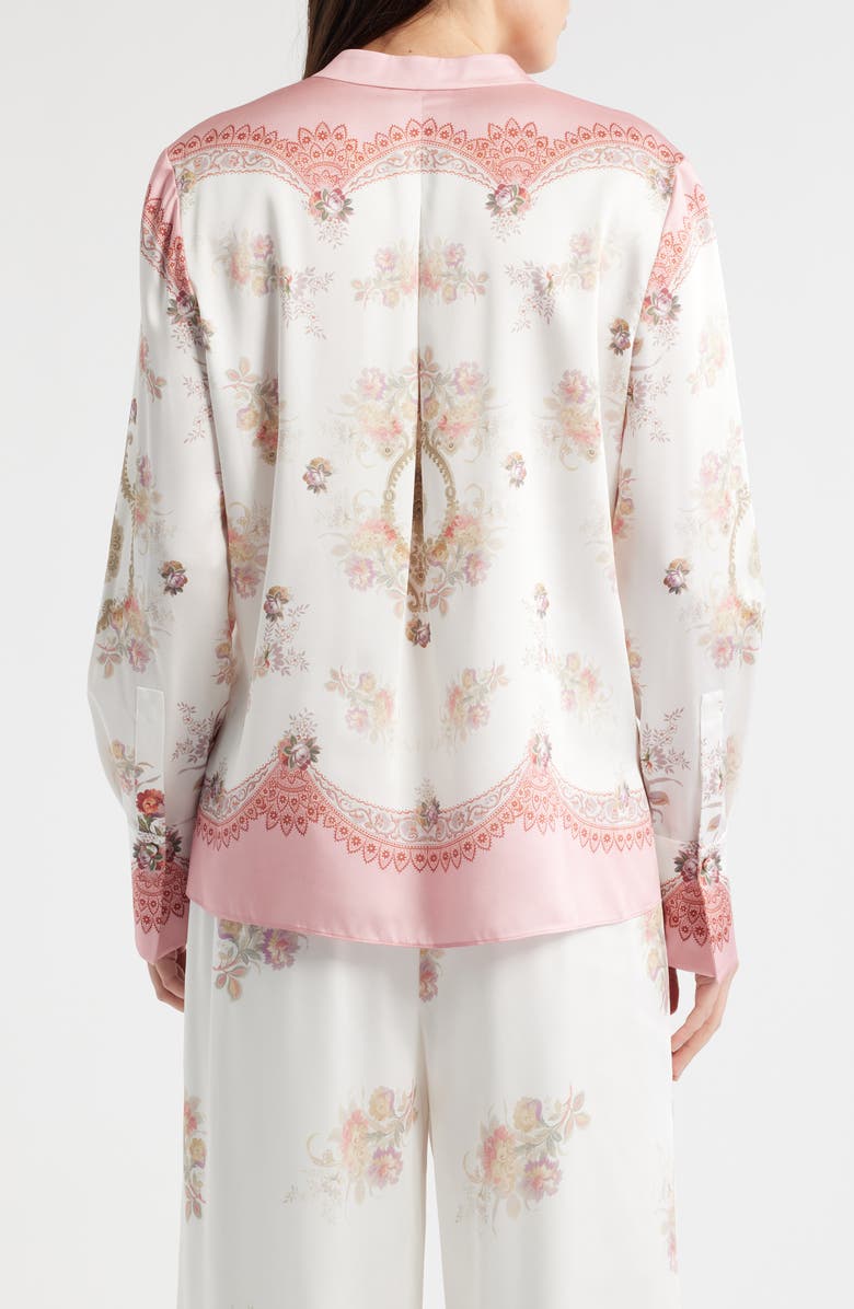 KOBI HALPERIN Juliette Floral Button-Up Shirt, Alternate, color, Quartz Multi